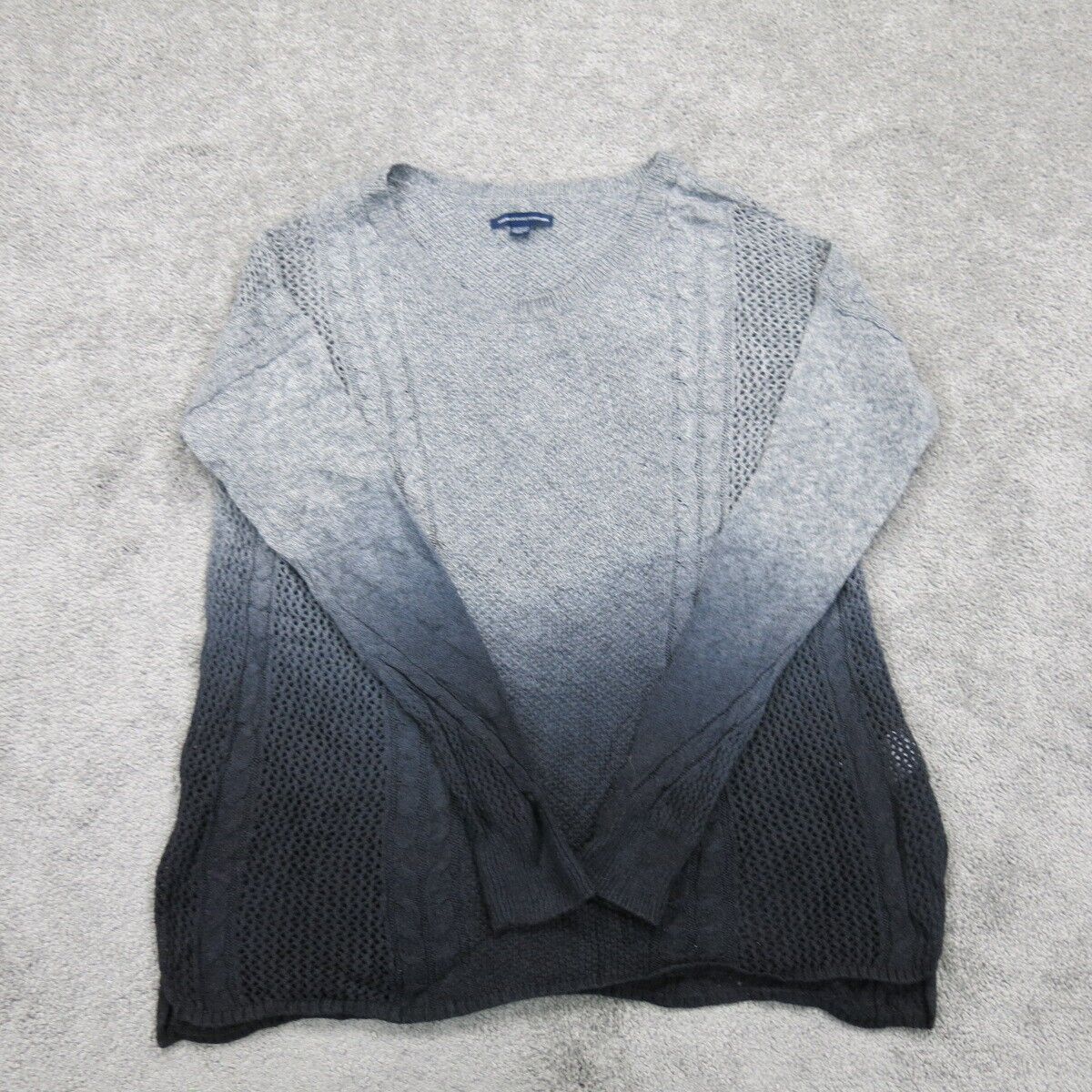 American Eagle Outfitter Womens Pullover Sweater Knit Long Sleeves Gray Size XS
