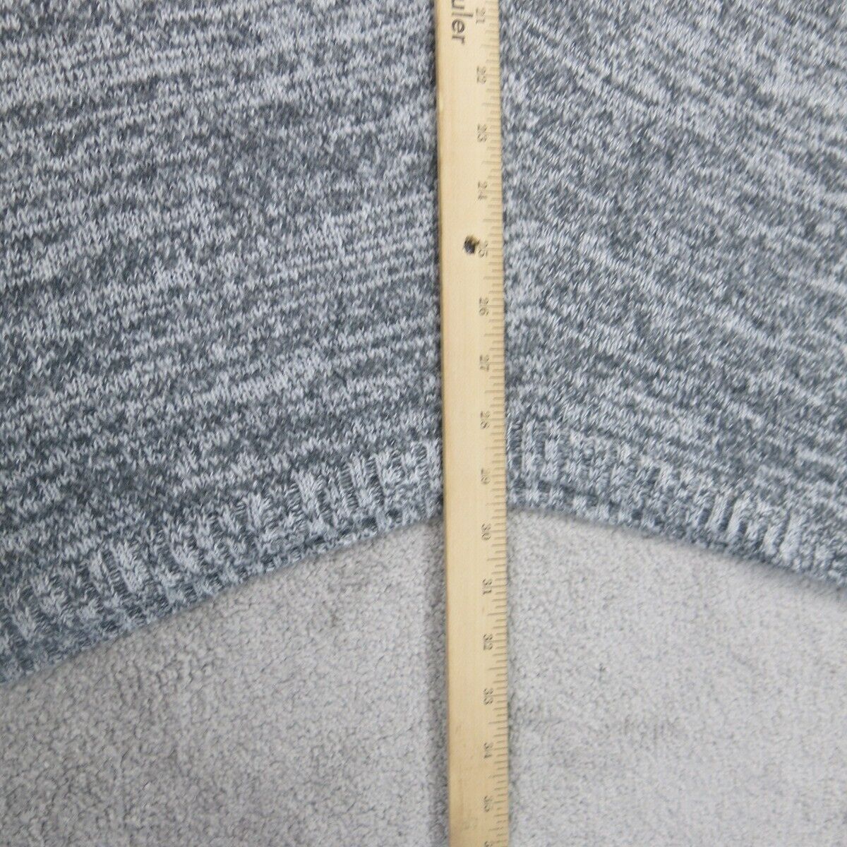 Express Womens Pullover Knitted Sweater Long Sleeves Cowl Neck Gray Size Medium
