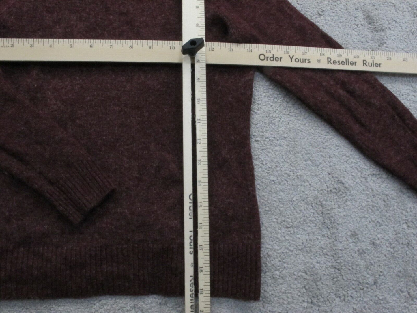 Abercrombie & Fitch Womens Pullover Sweater Knitted Long Sleeves Maroon Size XS