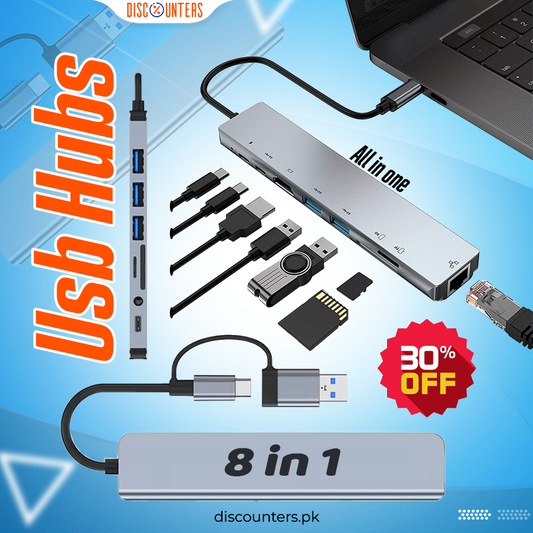 8 in 1 Usb Hubs