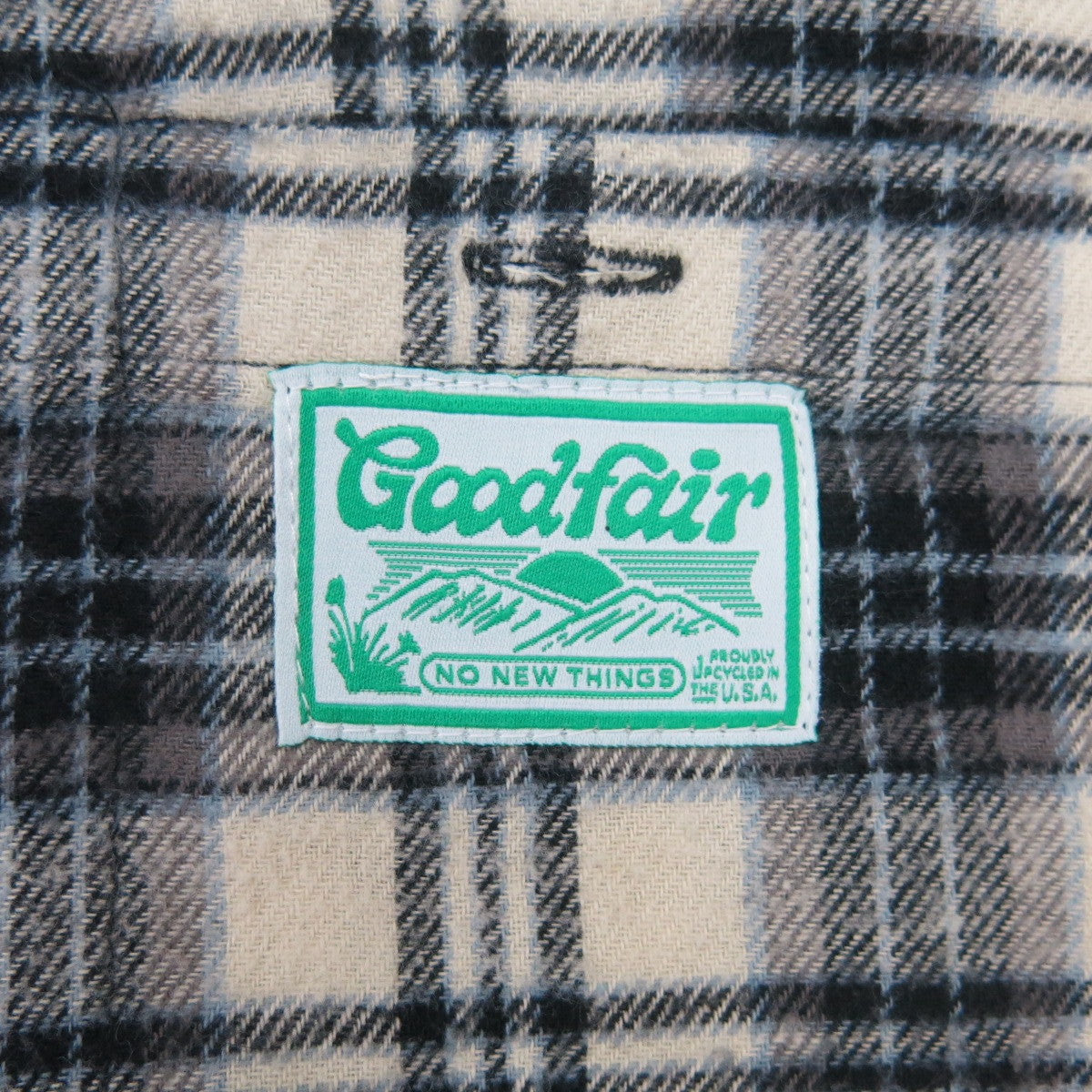 Goodfair Branded Pre - Loved Flannel Shirt