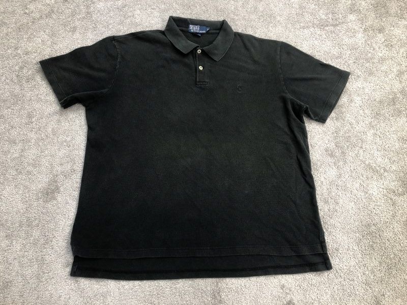 Polo By Ralph Lauren Polo Shirts  Mens X Large Black 100% Cotton Short Sleeve