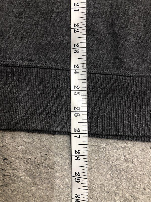 Champion Sweatshirt Mens Gray Medium S0888 Powerblend Fleece Pullover Sweater