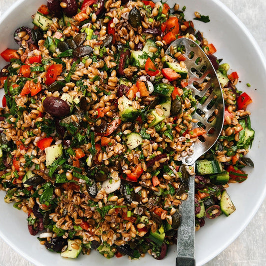 Farro + Sumac Summer Salad