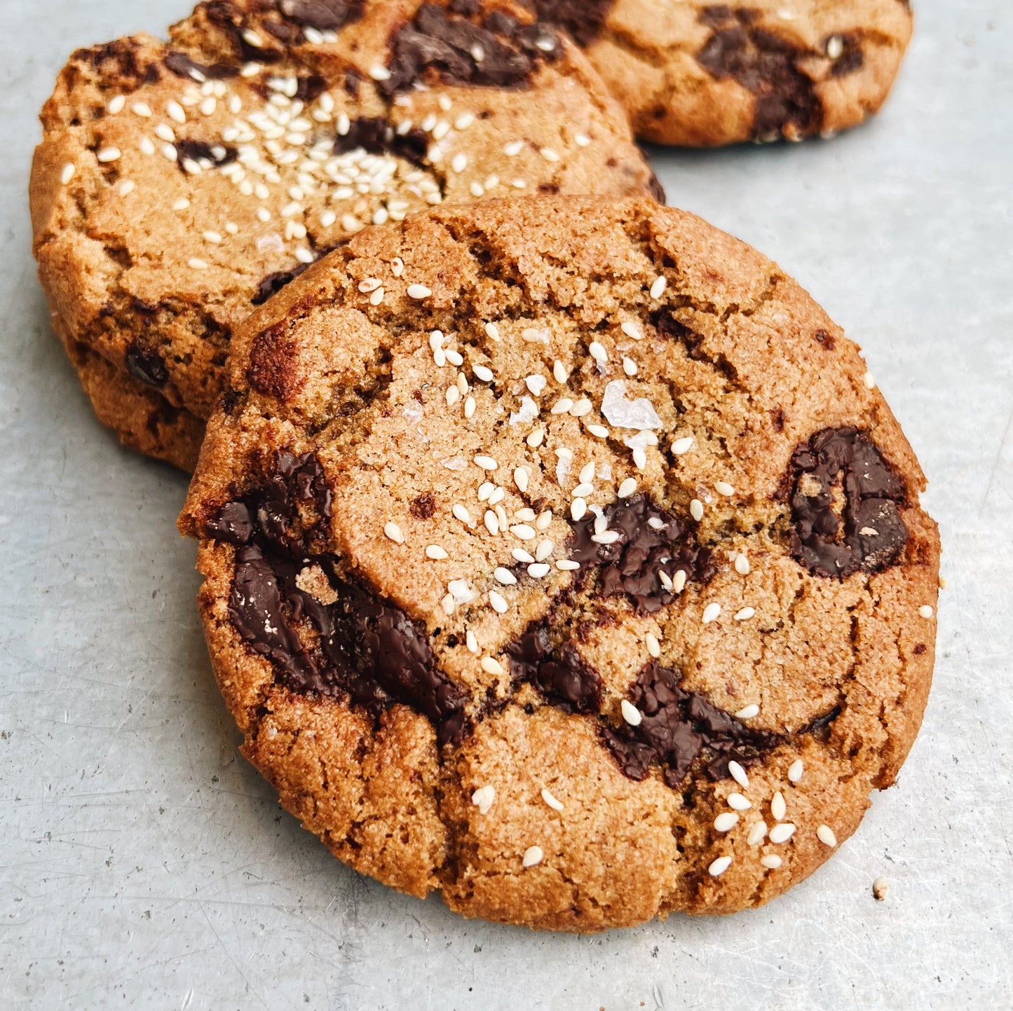 Vegan Tahini Chocolate Cookie