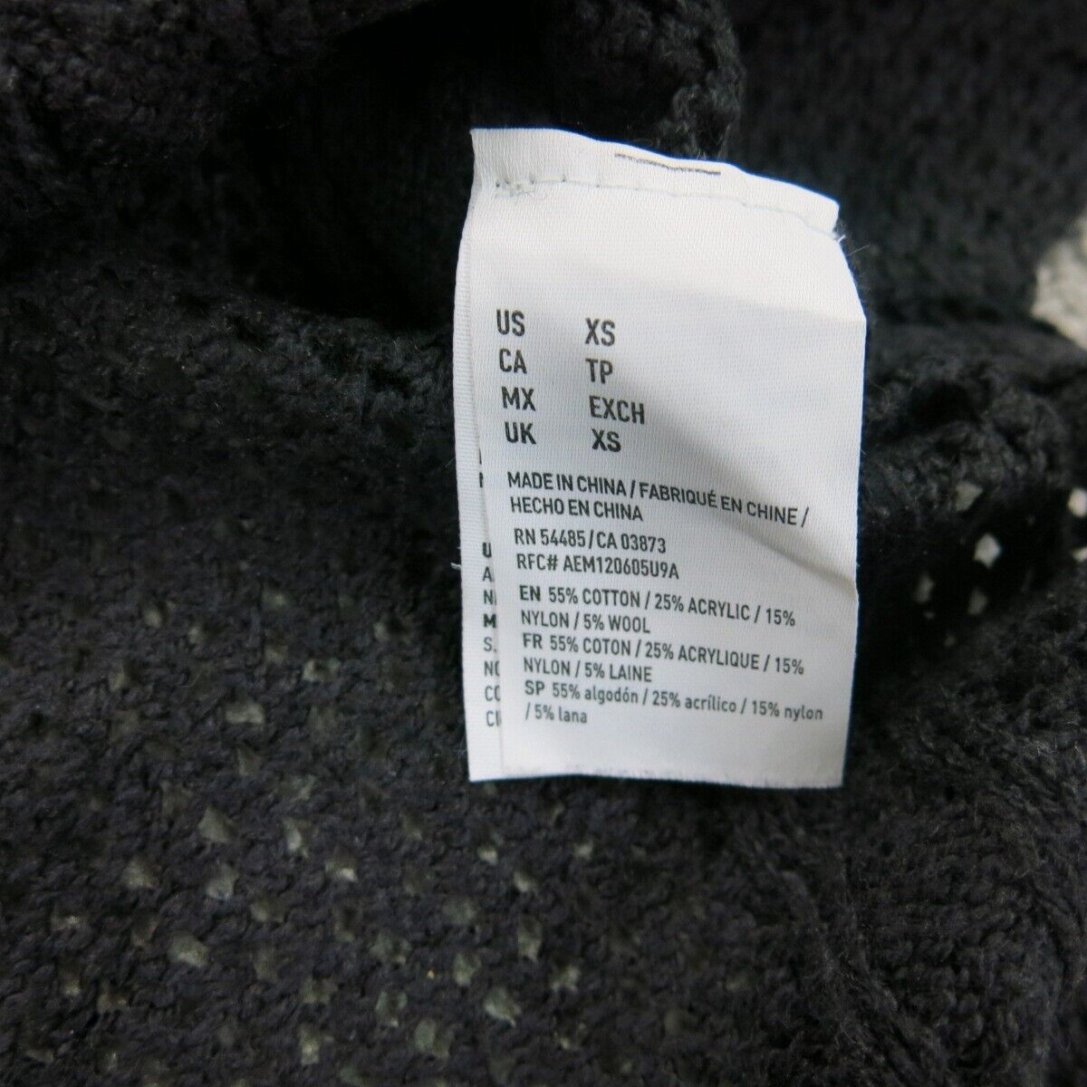 American Eagle Outfitter Womens Pullover Sweater Knit Long Sleeves Gray Size XS