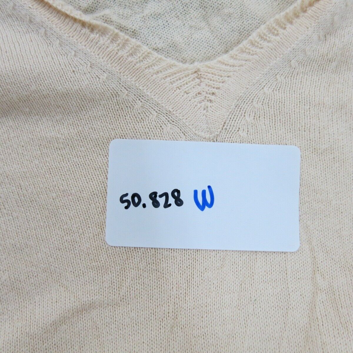 J. Crew Womens Knitted Pullover Sweater Long Sleeves Crew Neck Cream Size Large