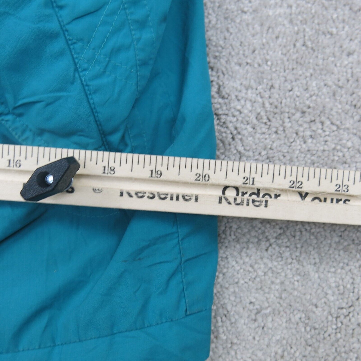 London Fog Womens Windbreaker Jacket Full Zip Up Long Sleeves Blue Size Large