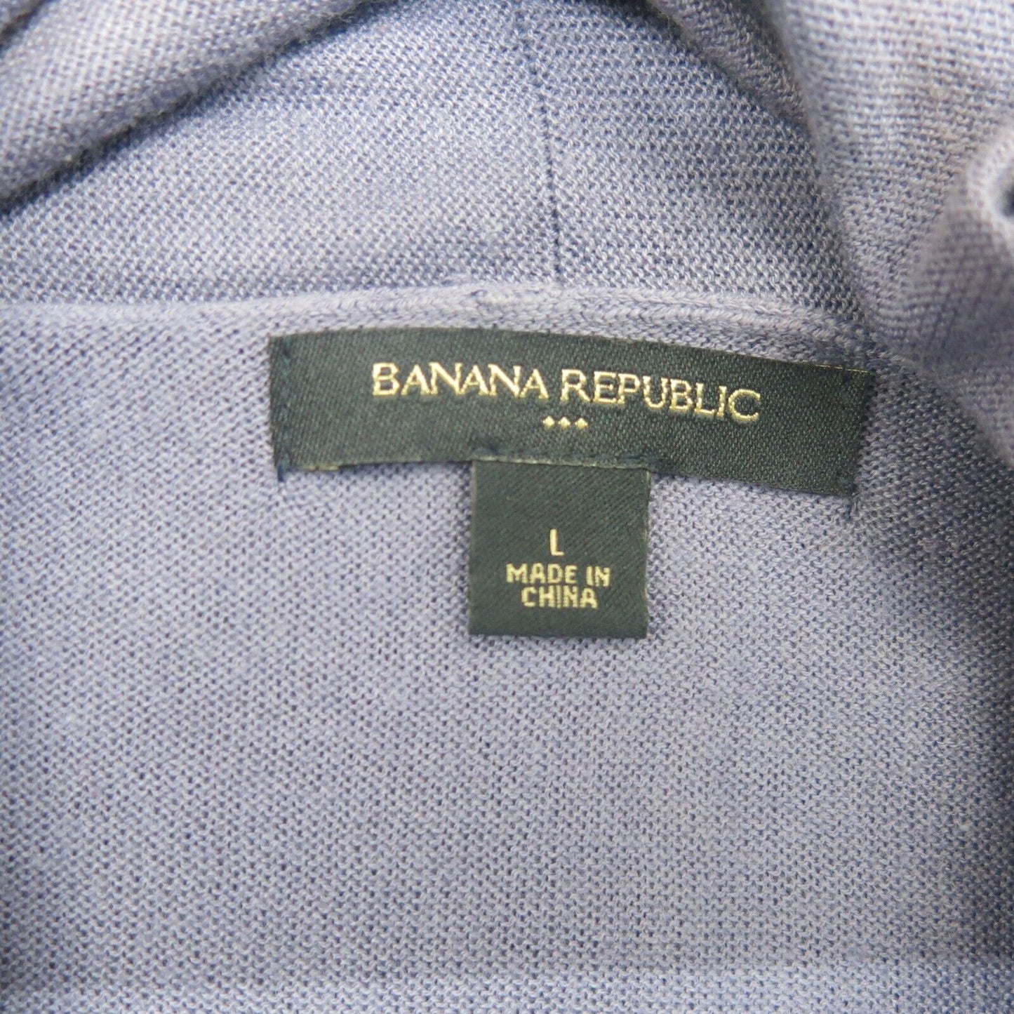 Banana Republic Womens Cardigan Sweater Sleeveless Pockets Blue Size Large