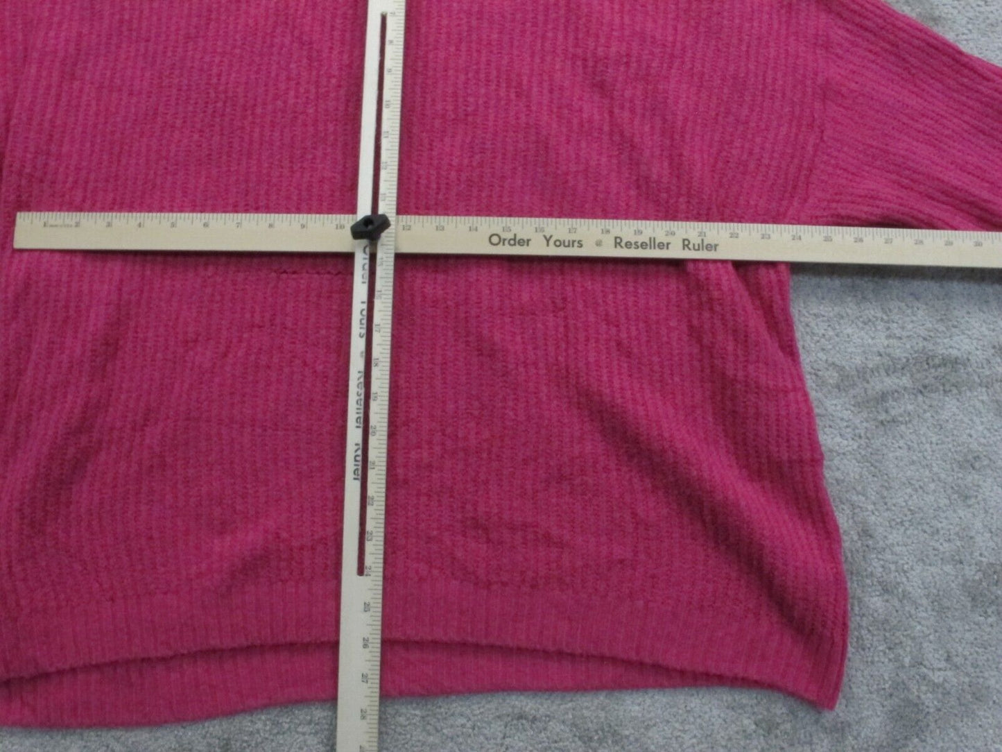American Eagle Womens Pullover Sweater Knitted Long Sleeves Hot Pink Size XL