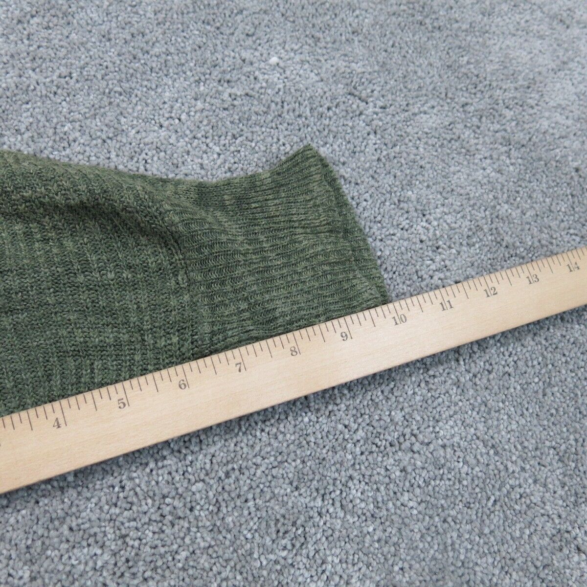 American Eagle Women Cardigan Sweater Knitted 3/4 Sleeves Olive Green SZ Medium