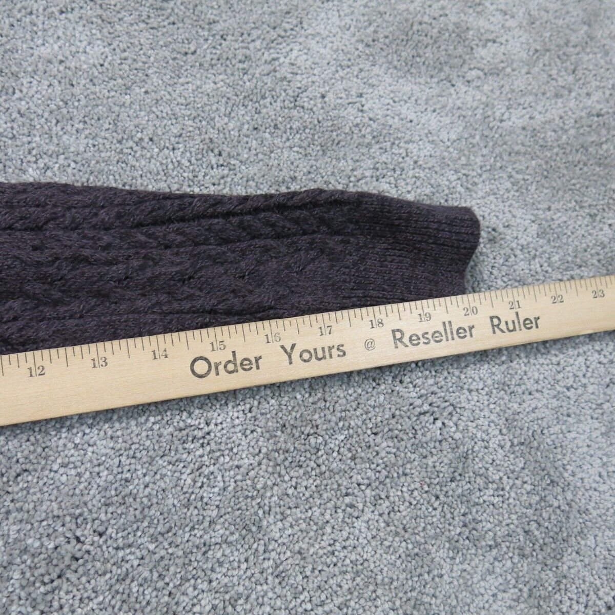 American Eagle Women Pullover Sweater Knitted Long Sleeves Dark Gray Size XL