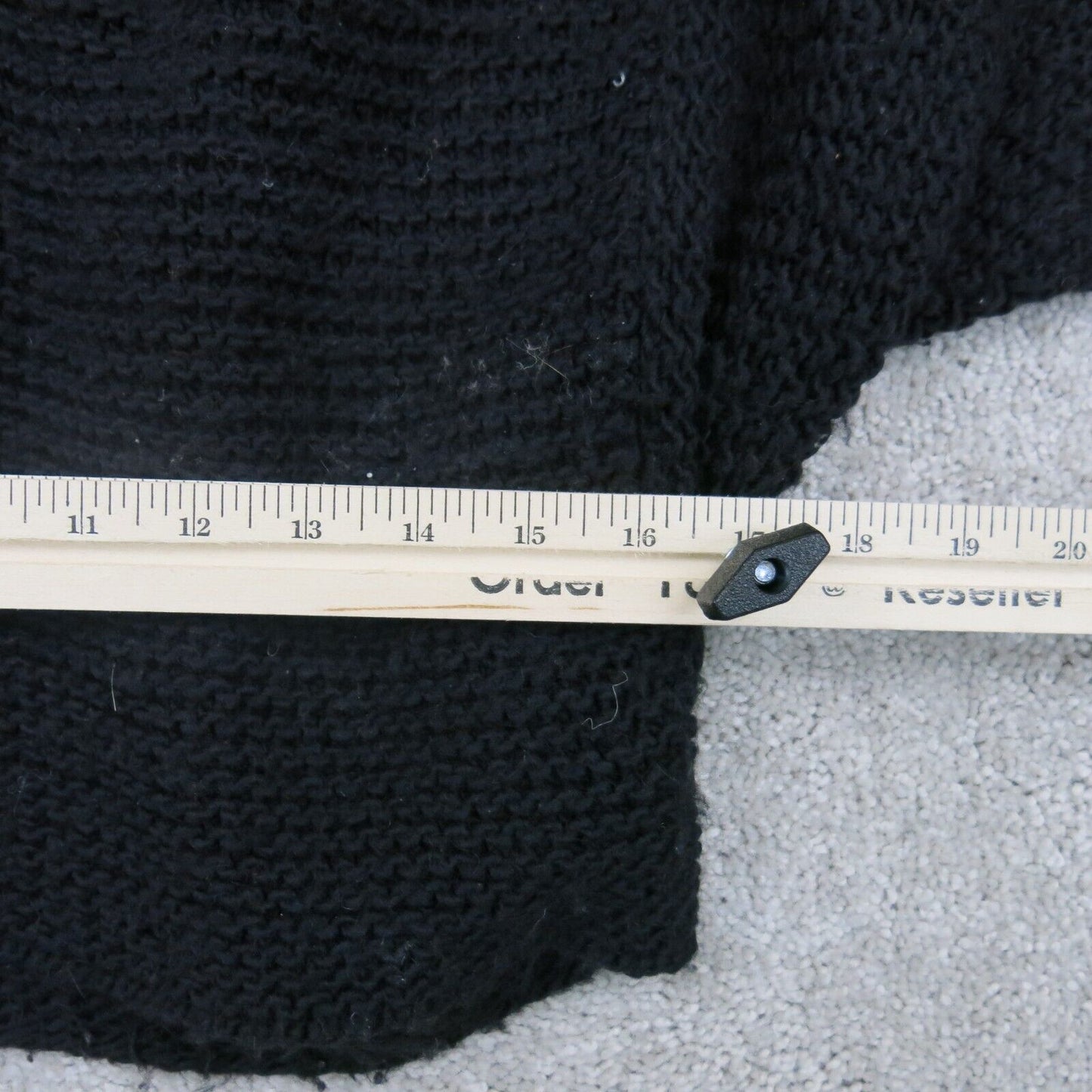 Express Womens Sweater Cardigan Open Front Knitted Cap Sleeves Black Size XS