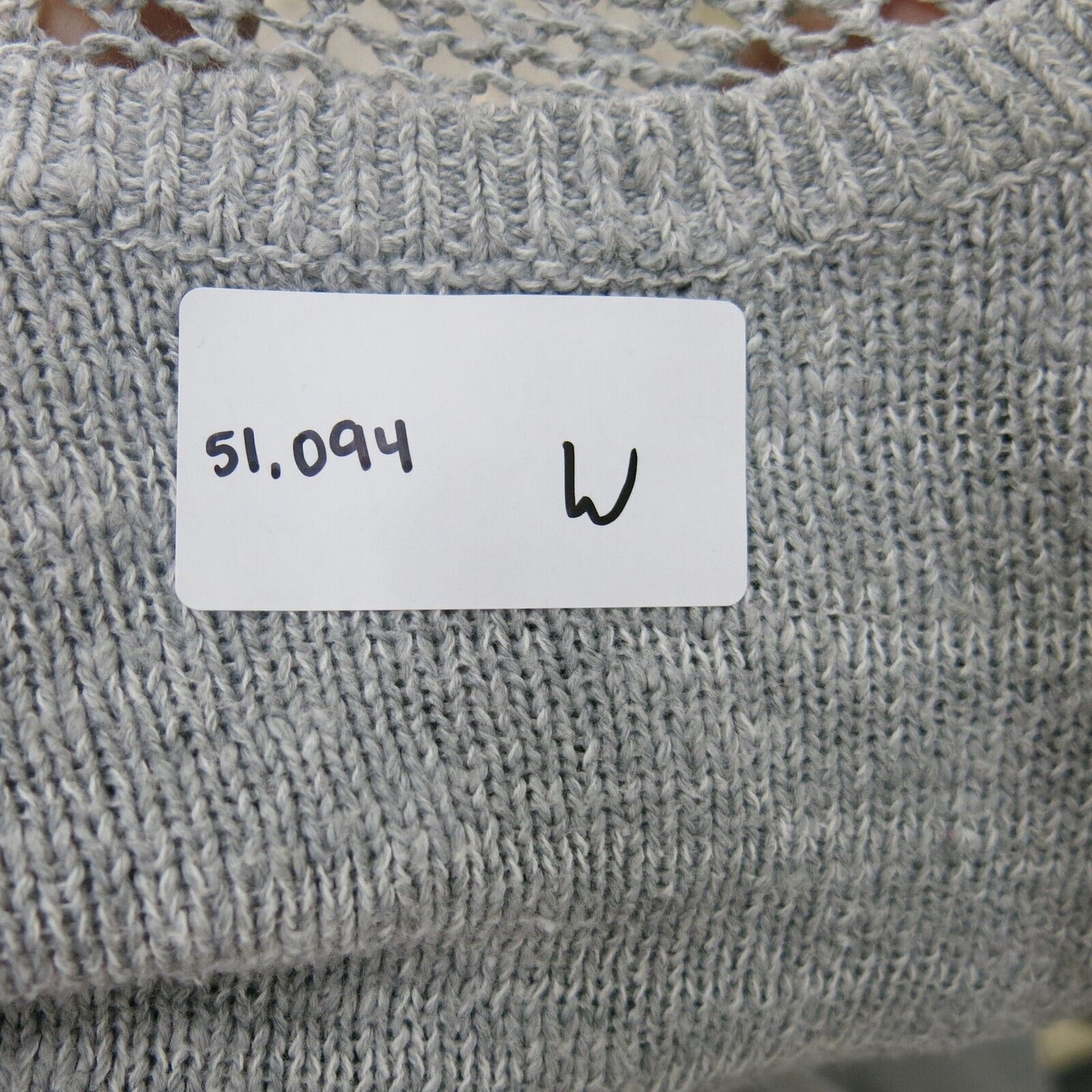 Abercrombie & Fitch Womens Pullover Sweater Crew Neck Long Sleeves Gray Size L