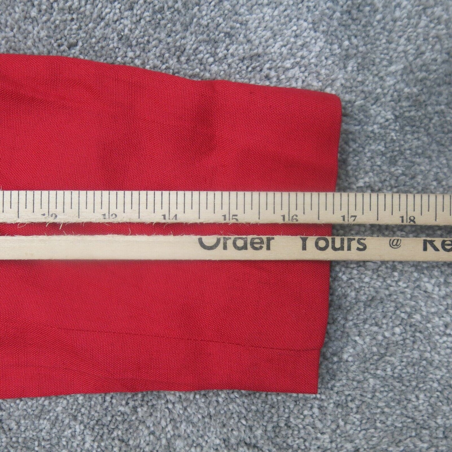Talbots Womens Blazer Coat Single Breasted Long Sleeve Pockets Red Size 10