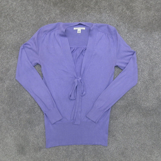 Banana Republic Womens Pullover Sweater Knitted Long Sleeves Purple Size XS