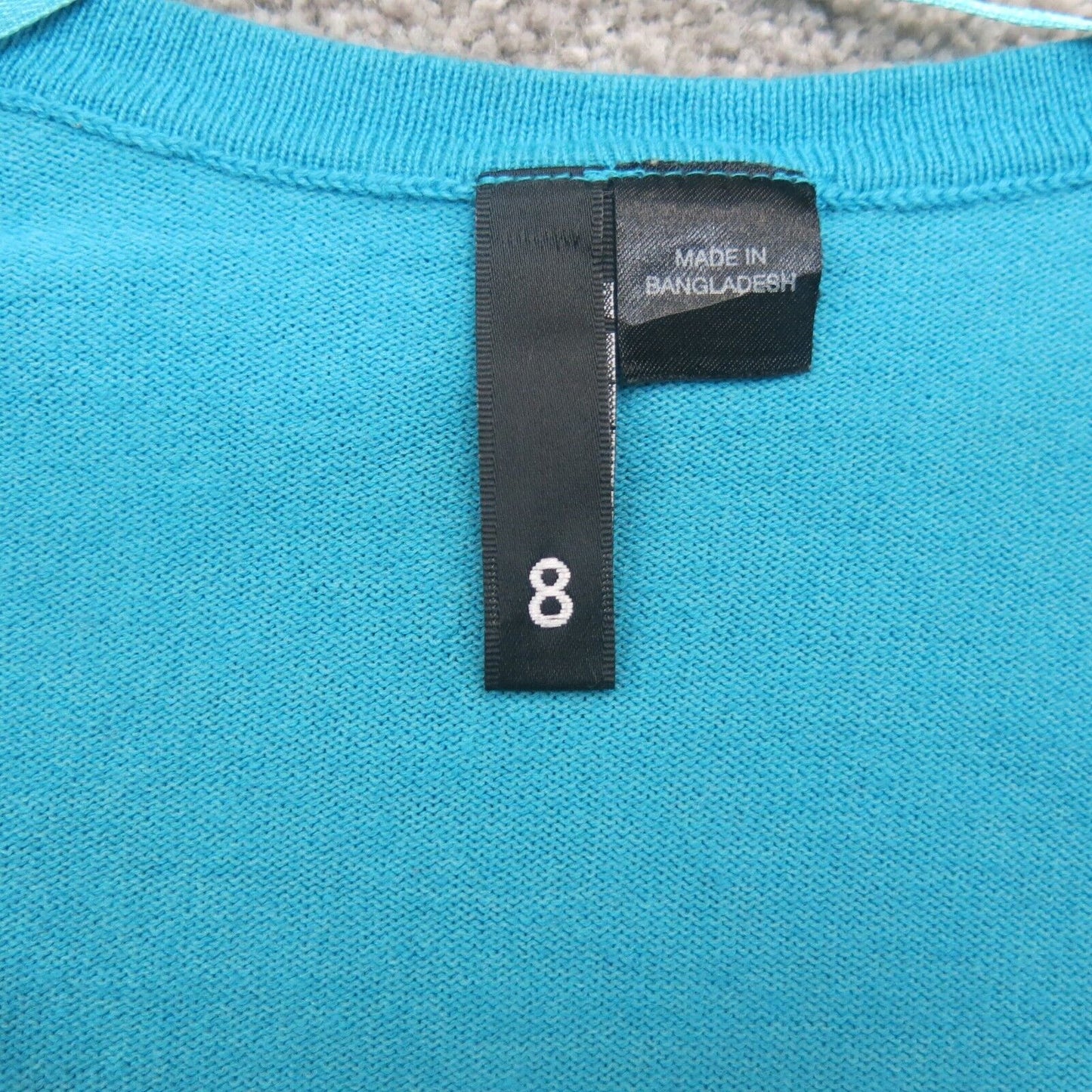 Divided H&M Womens Cardigan Sweater Long Sleeves Front Button Blue Size 8