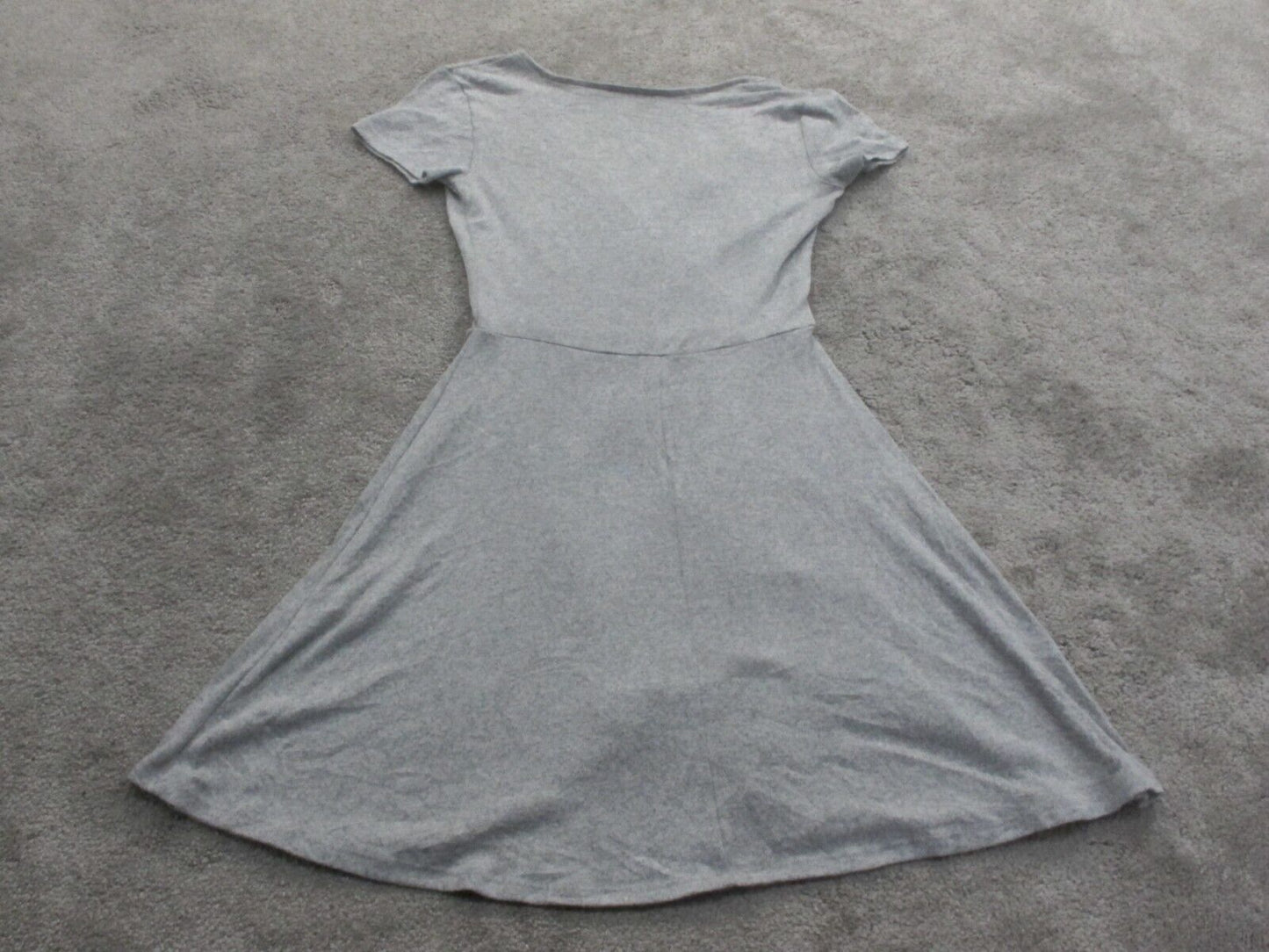 Forever 21 Womens A Line Dress Casual Cap Sleeves V Neck White Size Small