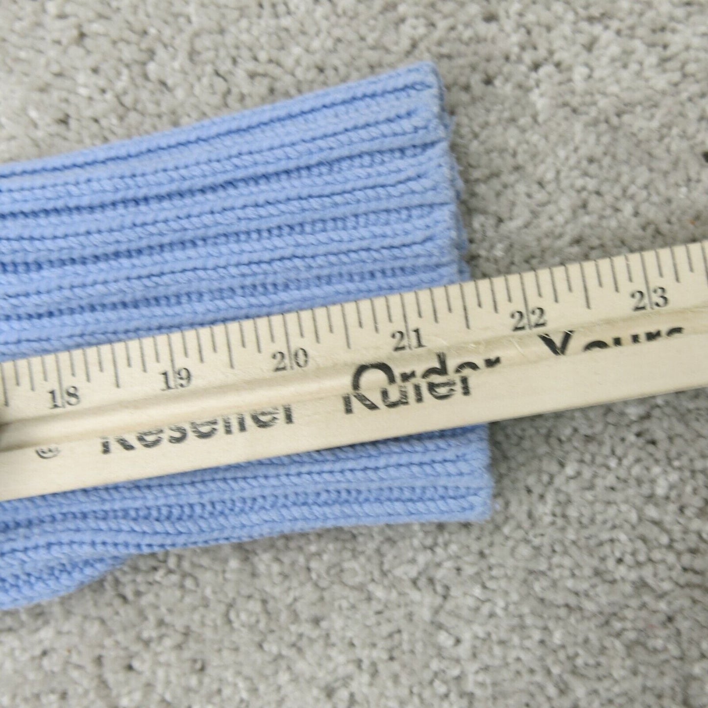 Express Womens Pullover Sweater Knitted Long Sleeves V Neck Blue Size X Large