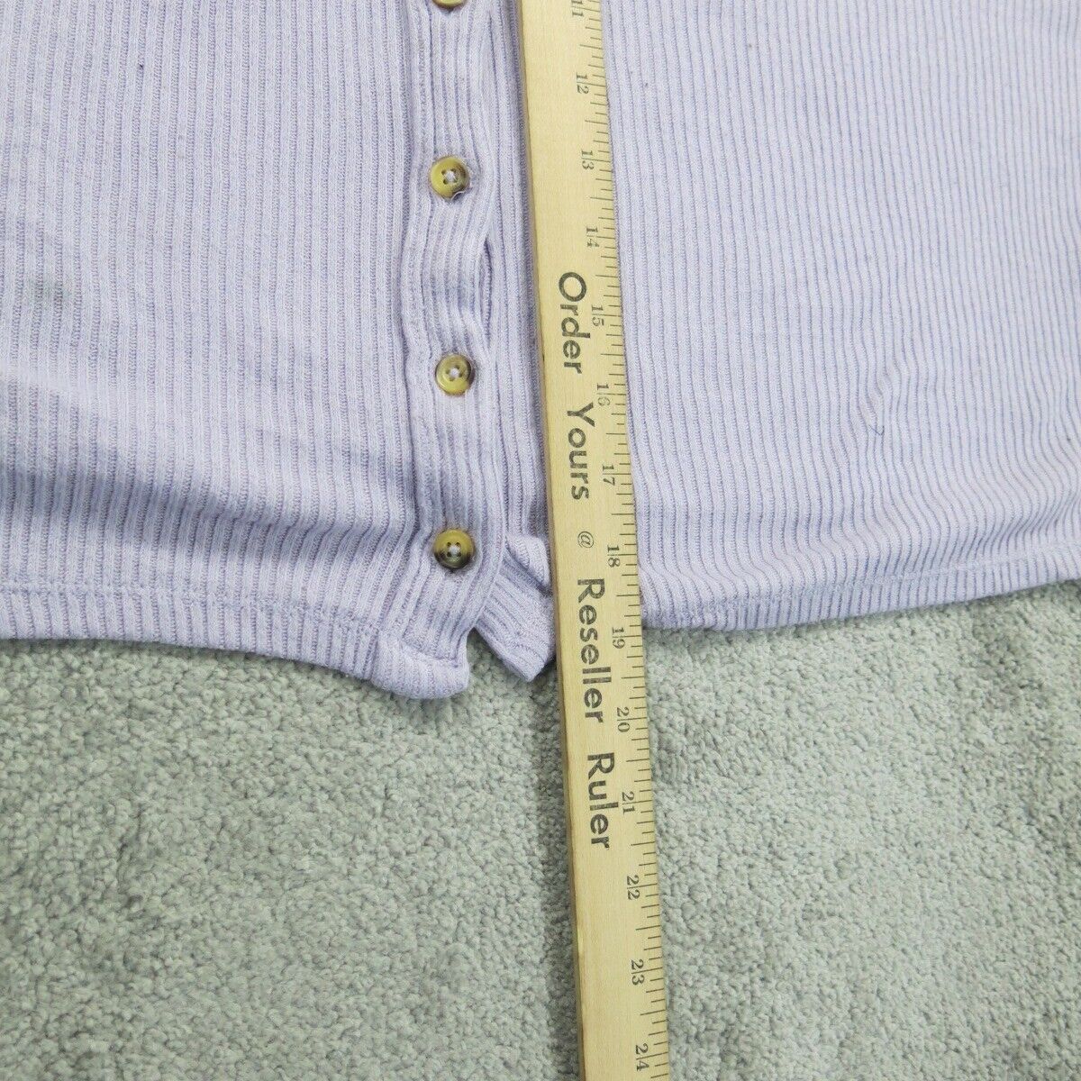 Hollister Womens Cardigan Sweater Knitted Long Sleeve Light Purple Size Small