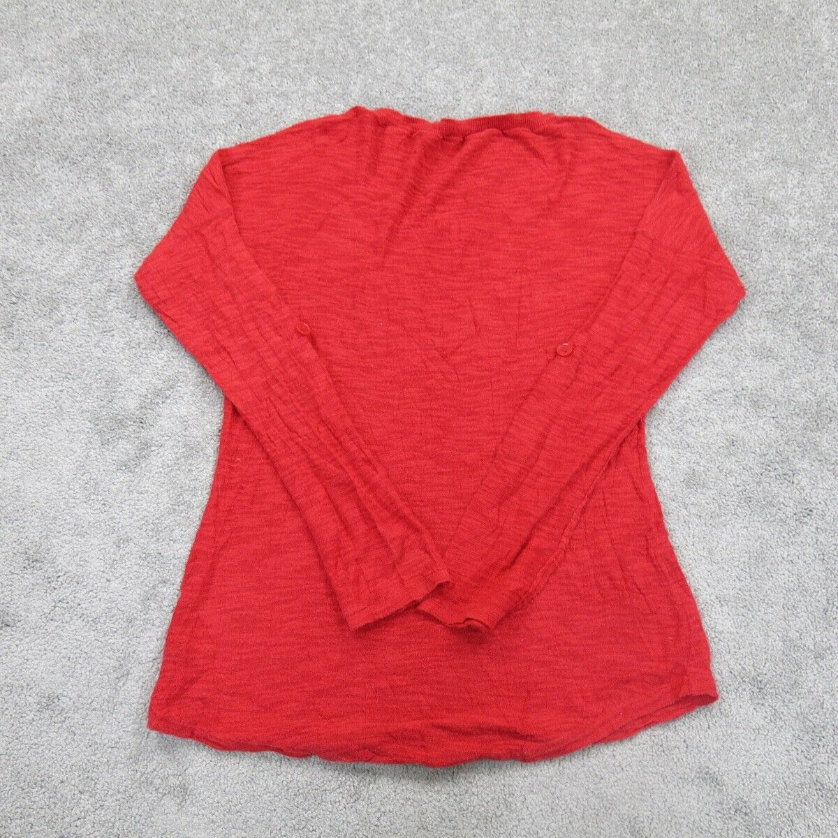 Express Womens Pullover Knitted Sweater Long Sleeves Crew Neck Red Size Small