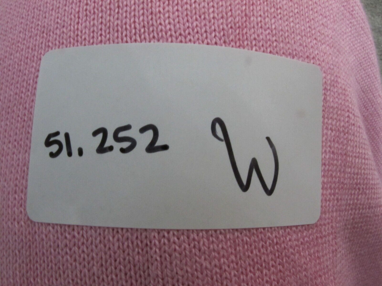 Lands End Womens Pullover Sweater Crew Neck Sleeveless Regular Pink Size Large