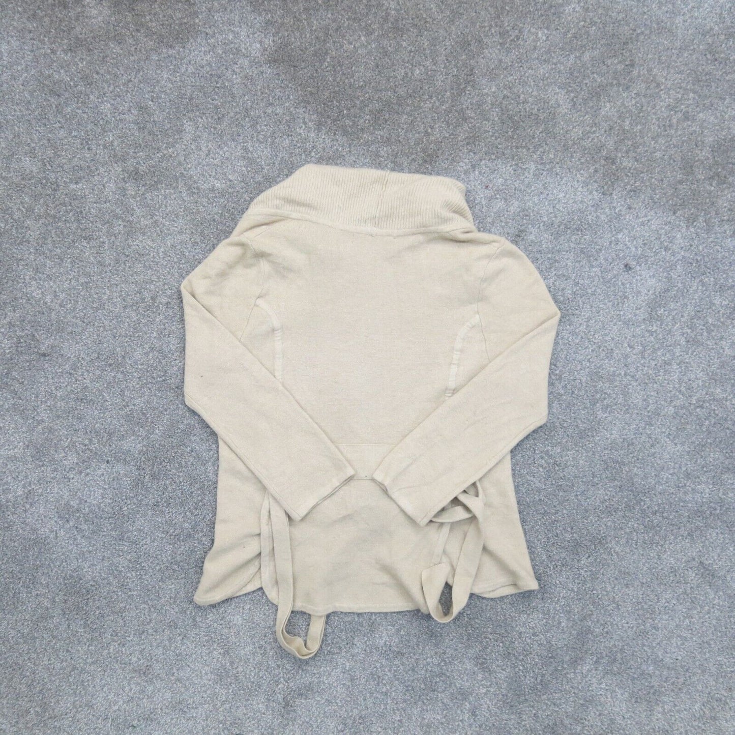 Banana Republic Womens Cardigan Sweater Long Sleeves Open Front Beige Size Small