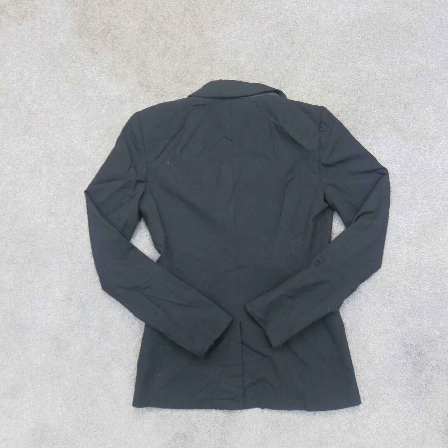 Banana Republic Men Blazer Coat Single Breasted Long Sleeves Pockets Black SZ 2T