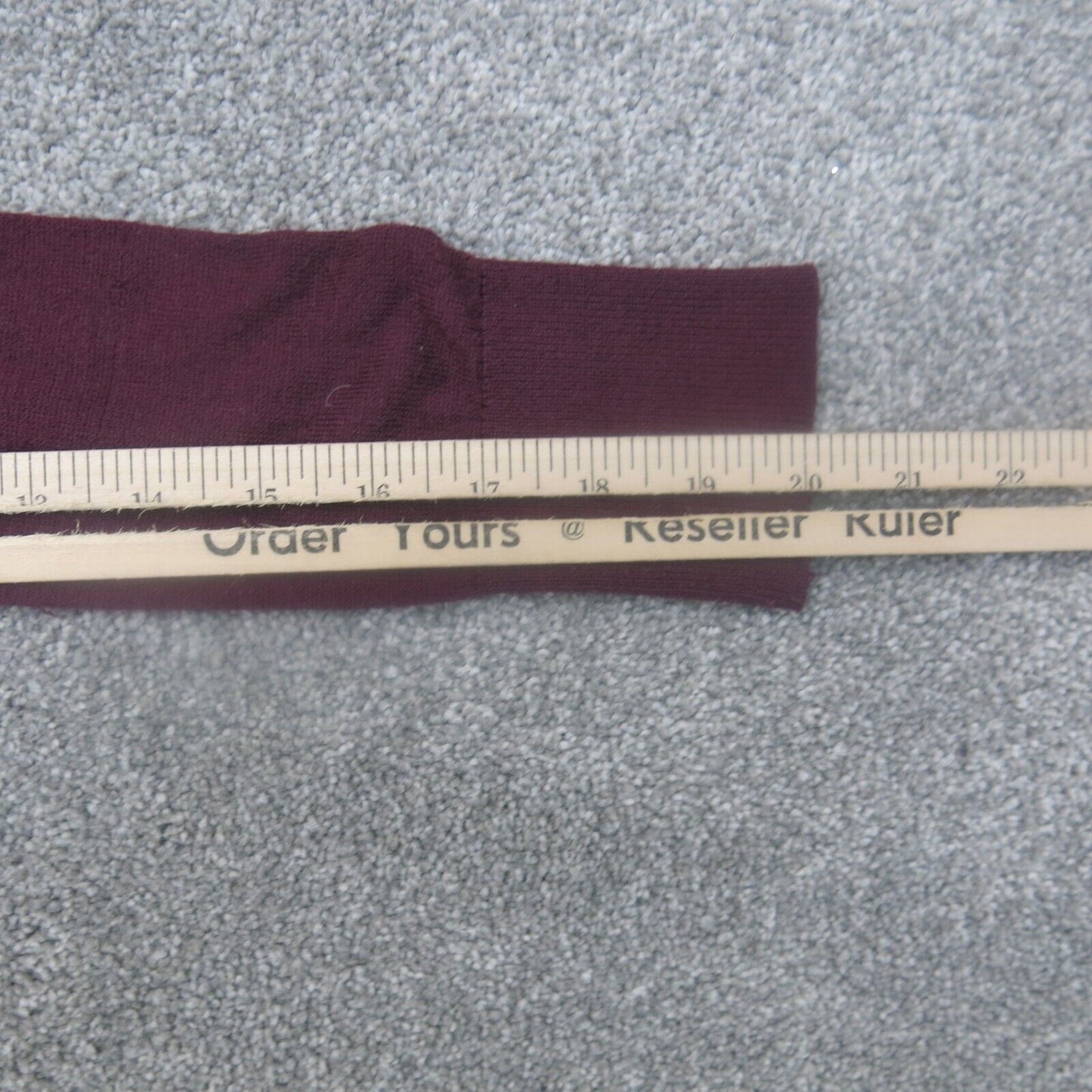 White House Black Market Womens High Low Sweater Long Sleeves Maroon Size Medium