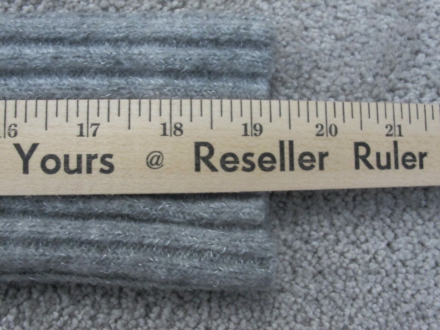 Simply Vera Vera Wang Womens Pullover Sweater Knitted Long Sleeves Gray Size M