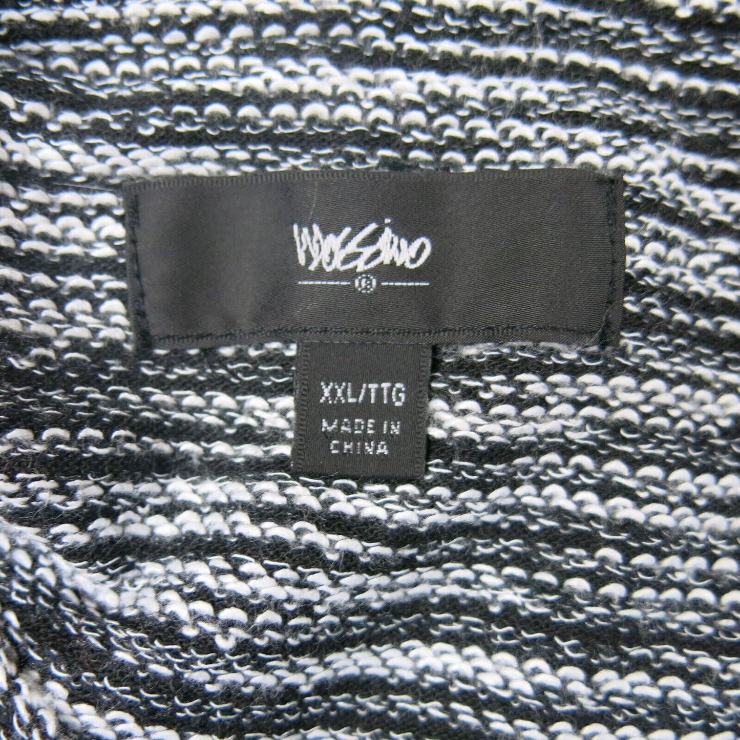 Mossimo Womens Full Zip Up Knitted Jacket Long Sleeves Zip Pocket Gray Size XXL