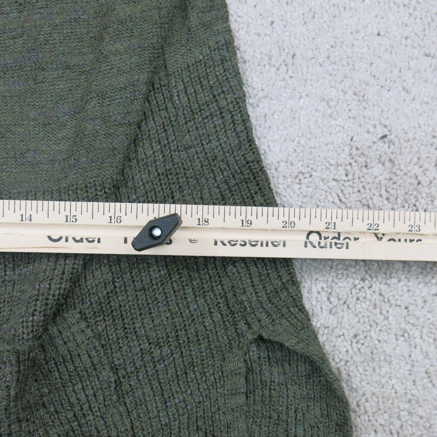 American Eagle Outfitters Womens Sweater Cardigan Hooded Open Front Green Size M
