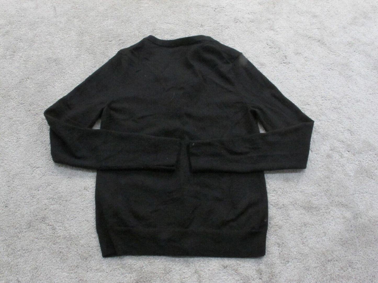 Banana Republic Womens Cardigan Sweater Front Button Long Sleeves Black Size S