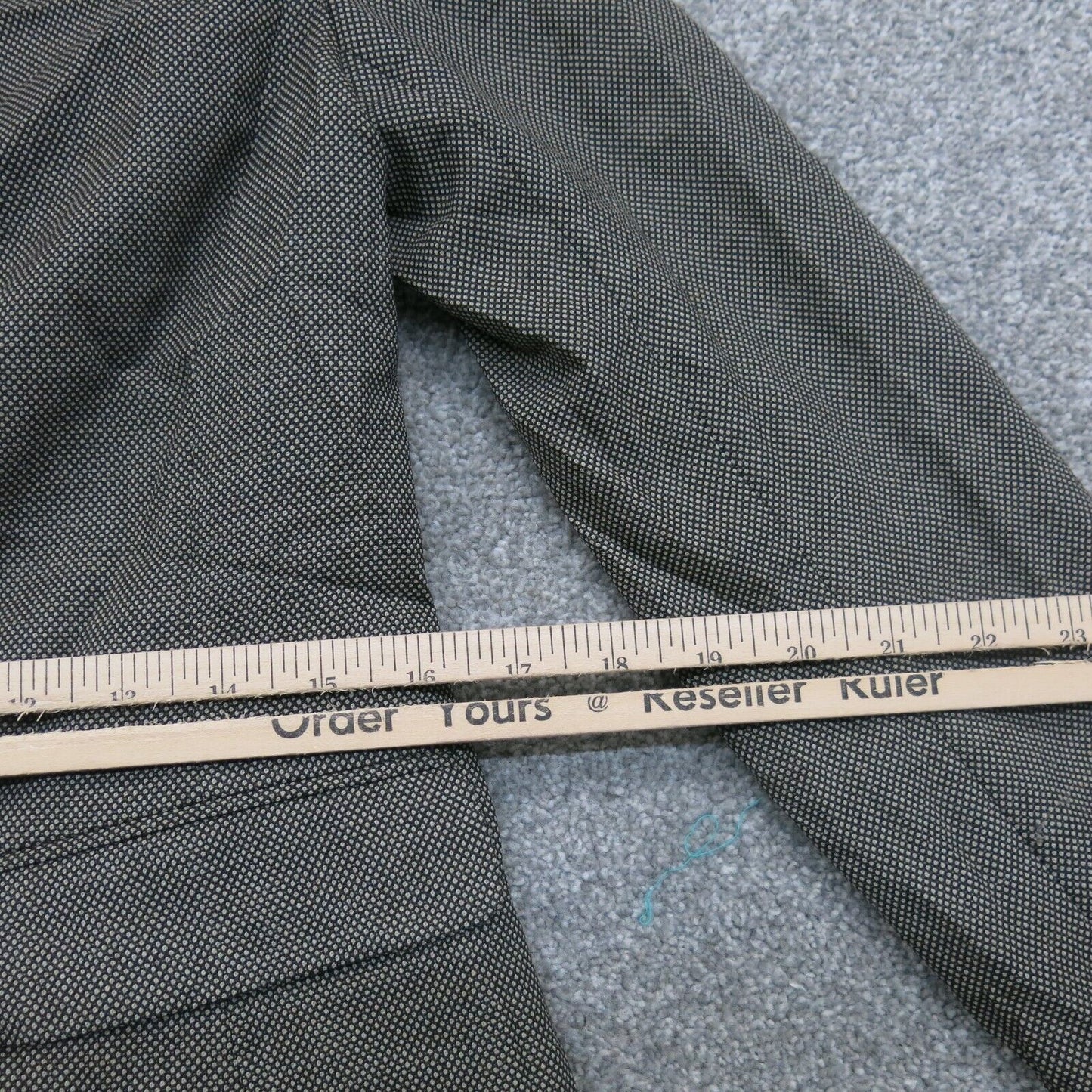 Ann Taylor Womens Blazer Coat Single Breasted Long Sleeves Clay Gray Size 4