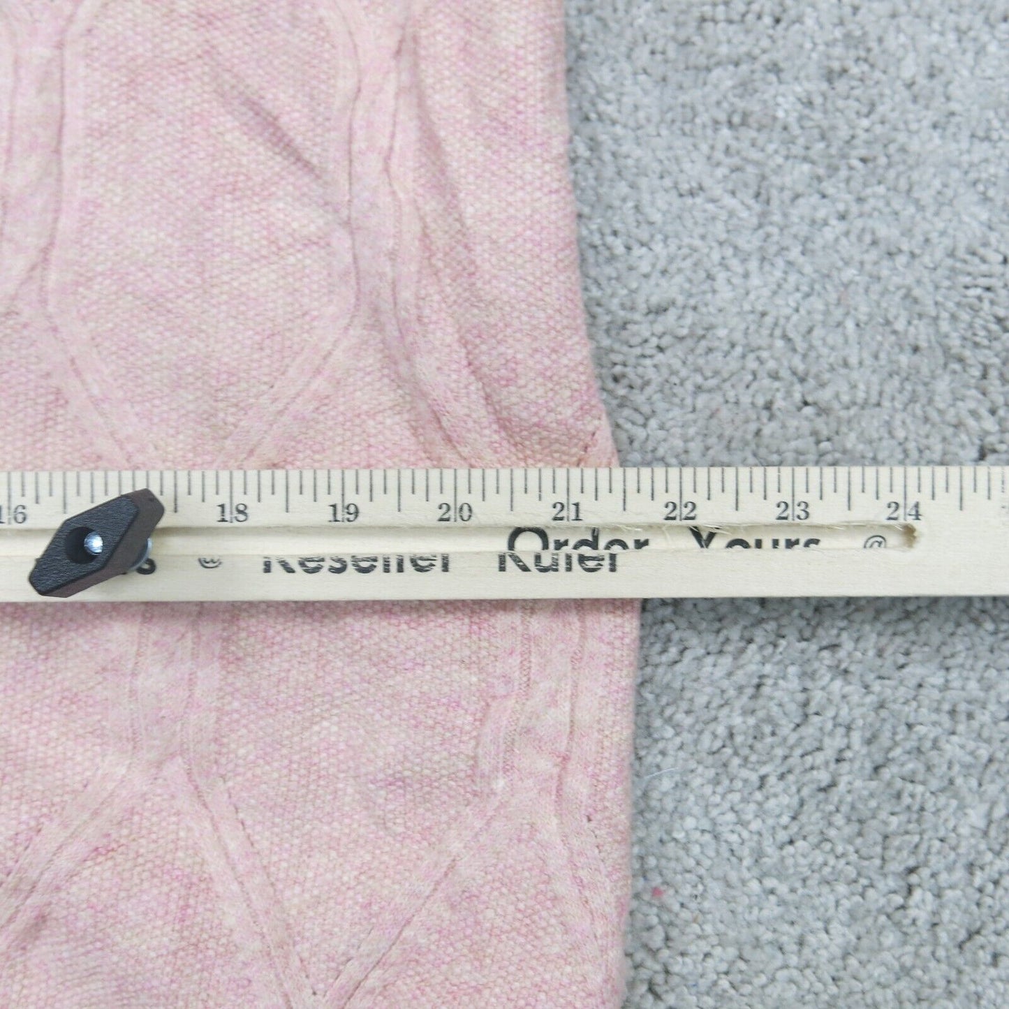 J. Jill Womens Pullover Sweater Crew Neck Long Sleeves Pink Peach Size Large