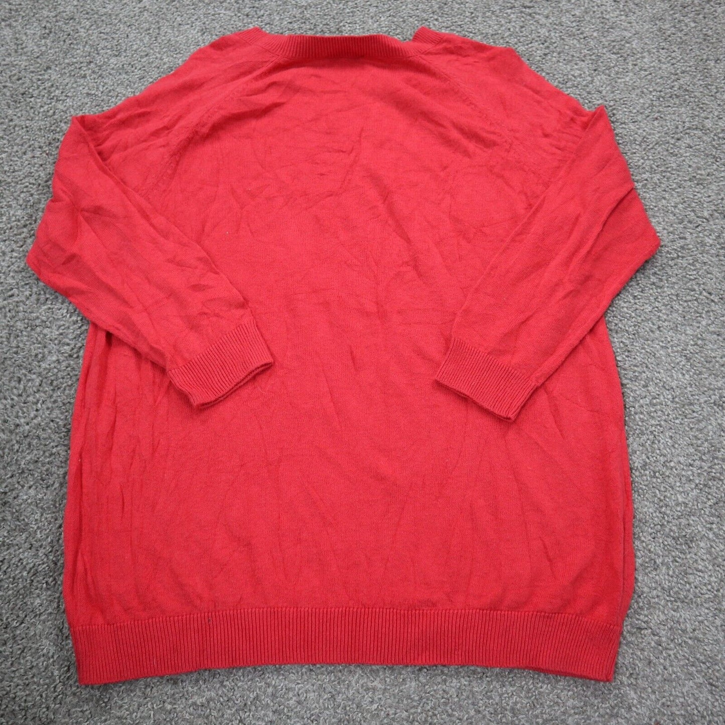 The Limited Women Pullover Sweater Knitted Crew Neck Long Sleeves Pink SZ Medium