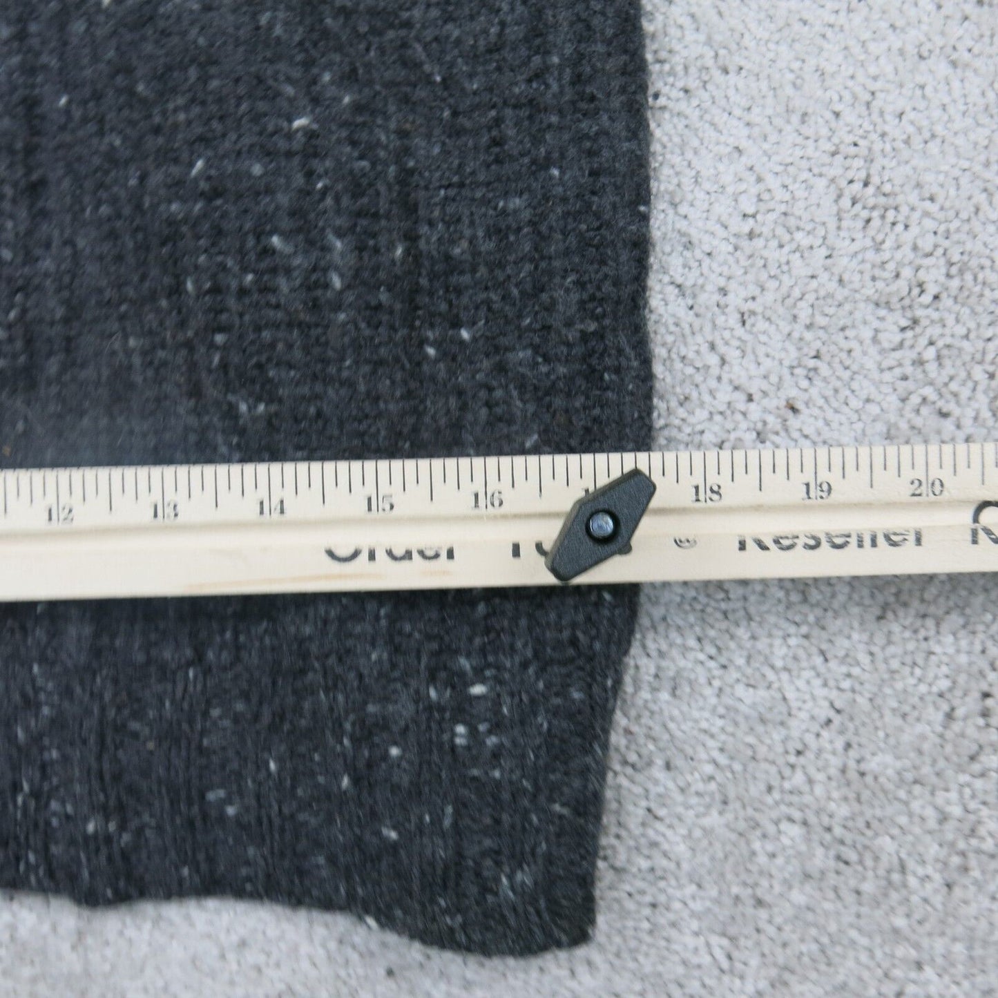 Express Womens Pullover Sweater Knitted Round Neck Long Sleeve Black Size Medium