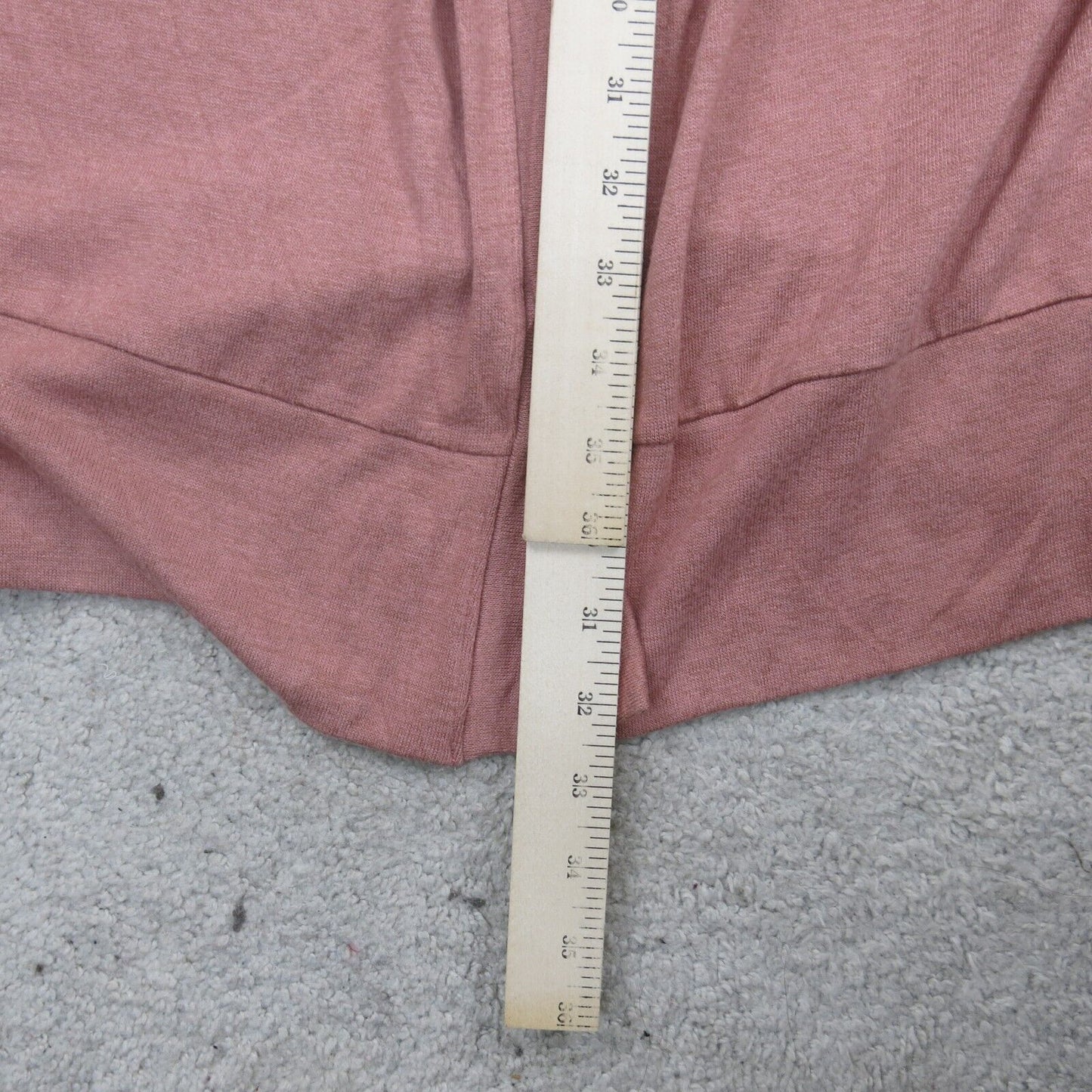 Forever 21 Womens Cover Up Hoodie Long Sleeves Pockets Nude Pink Size 1X