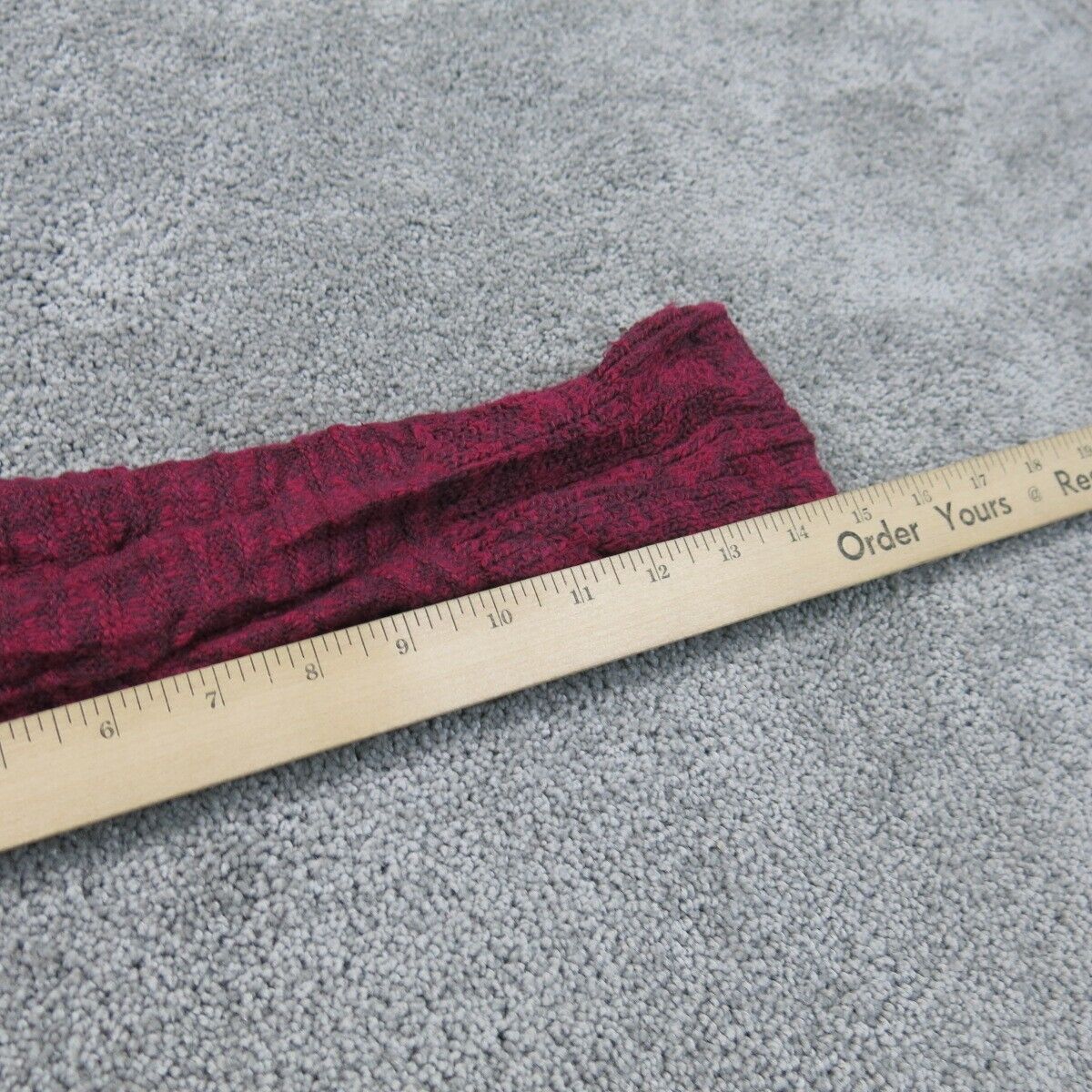 Express Women Pullover Sweater Knitted Long Sleeve Round Neck Maroon Size Small