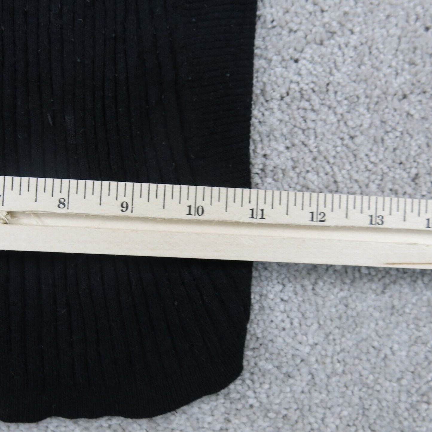 Ann Taylor Womens Sweater Knitted Pullover Long Sleeves Crew Neck Black Size XS