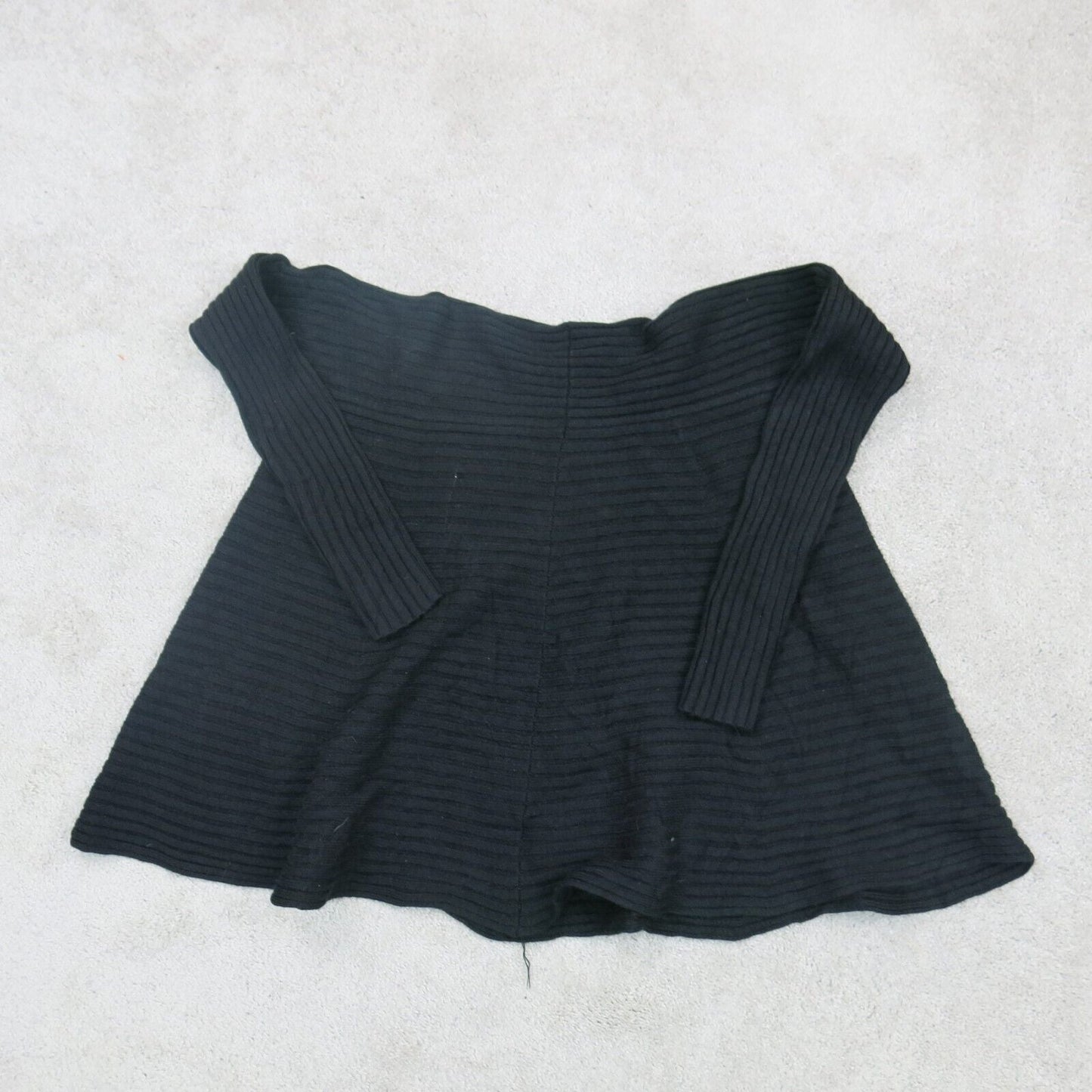 Mossimo Women's Knitted Pullover Sweater Long Sleeve Black Size Small