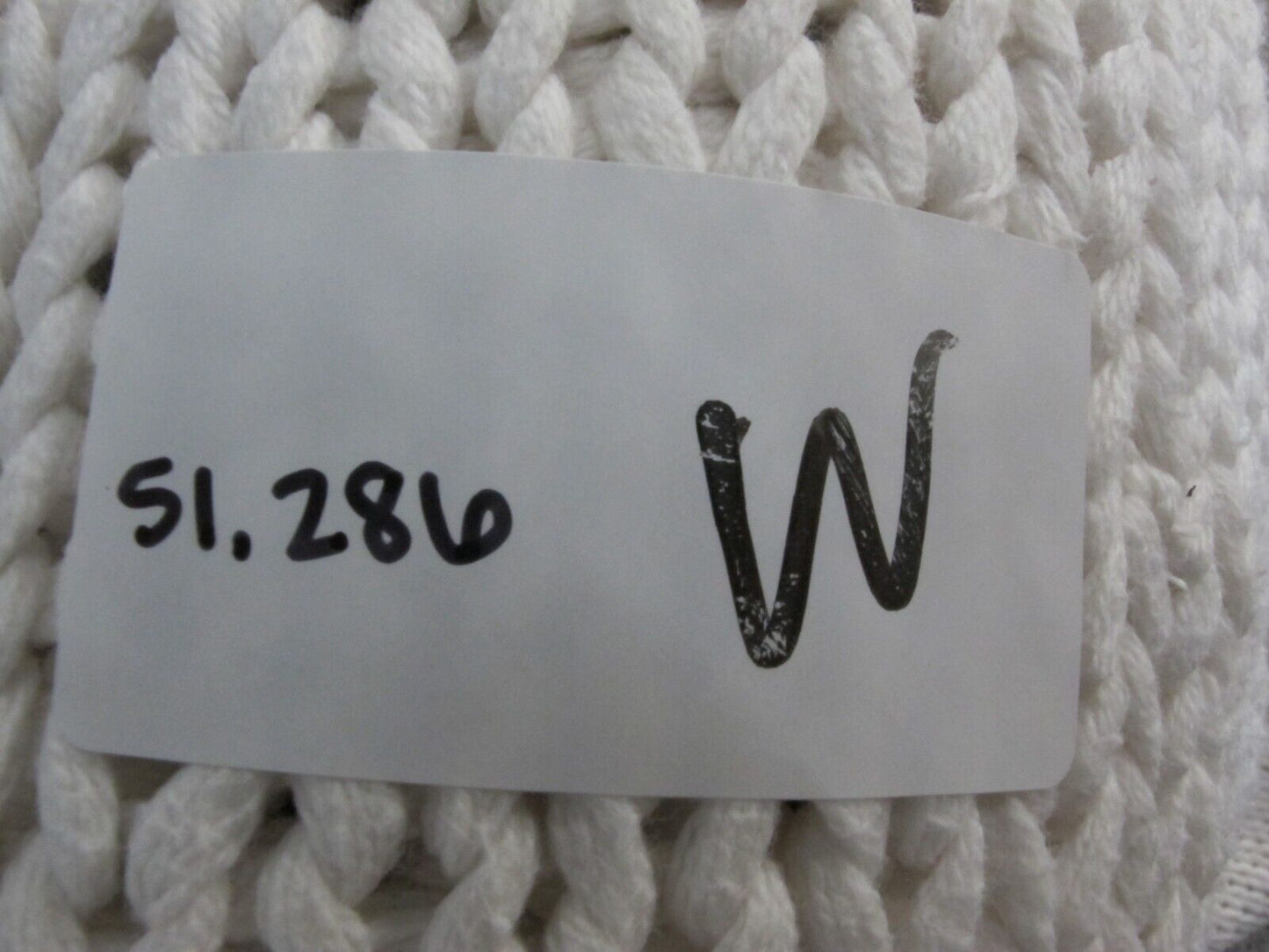 Forever 21 Women Pullover Sweater Knitted Long Sleeve Crew Neck White Size Large