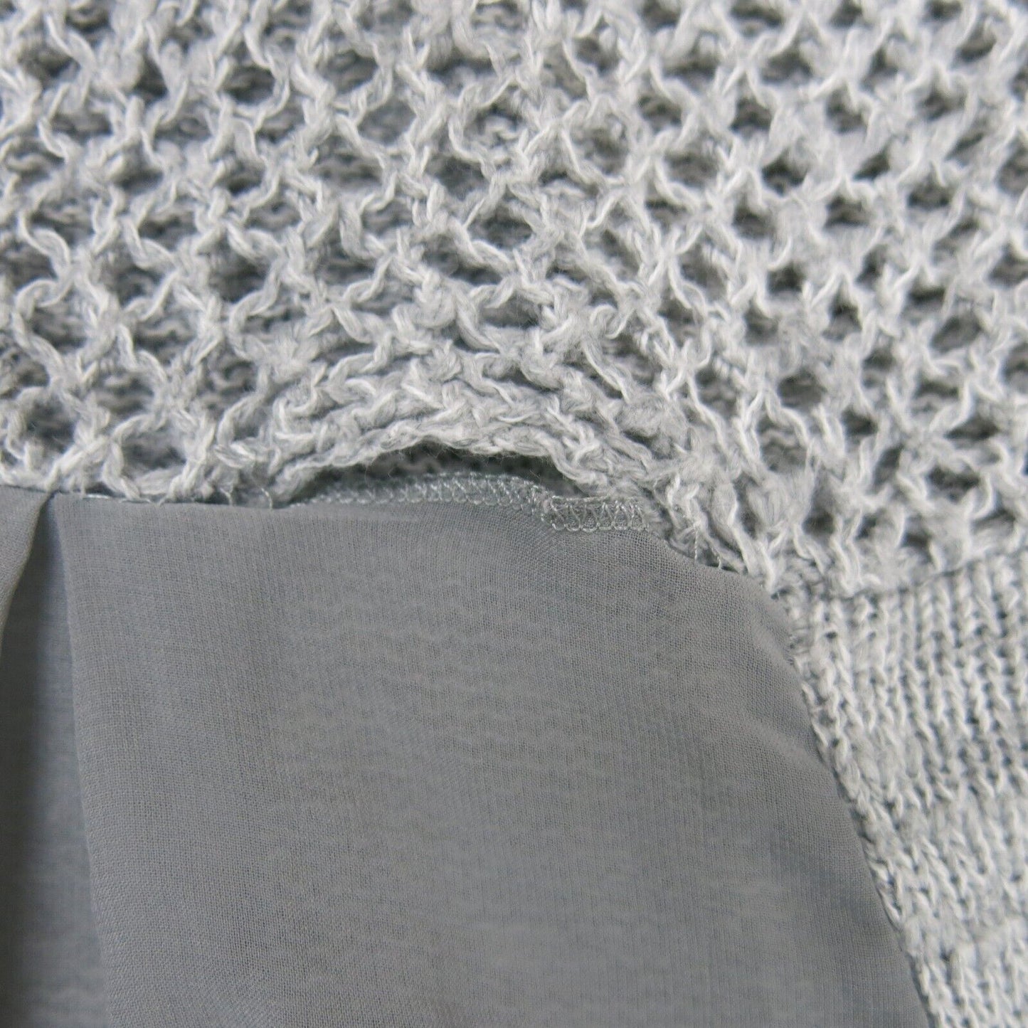 Abercrombie & Fitch Womens Pullover Sweater Crew Neck Long Sleeves Gray Size L
