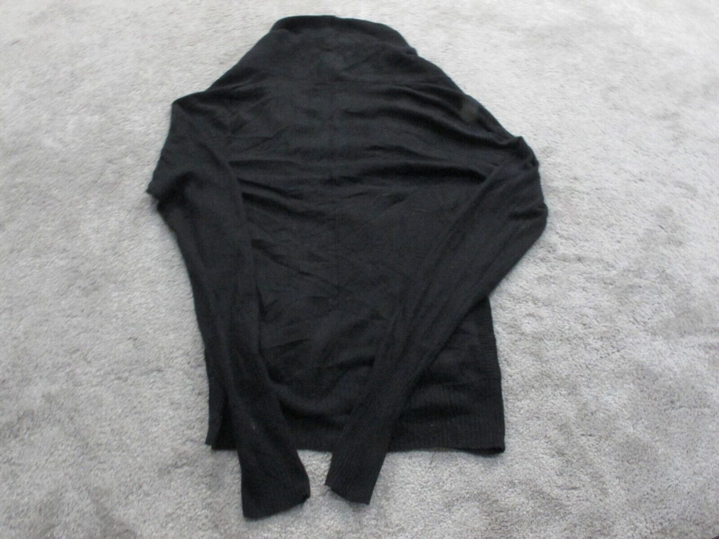 American Eagle Womens Cardigan Sweater Knitted Long Sleeve Black Size Small