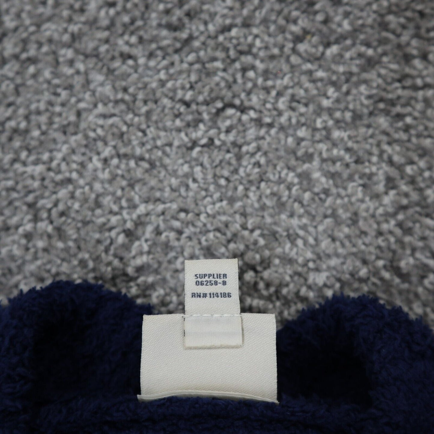 ST Johns Bay Womens Pullover Sweater Knitted Long Sleeves Blue White Size Small
