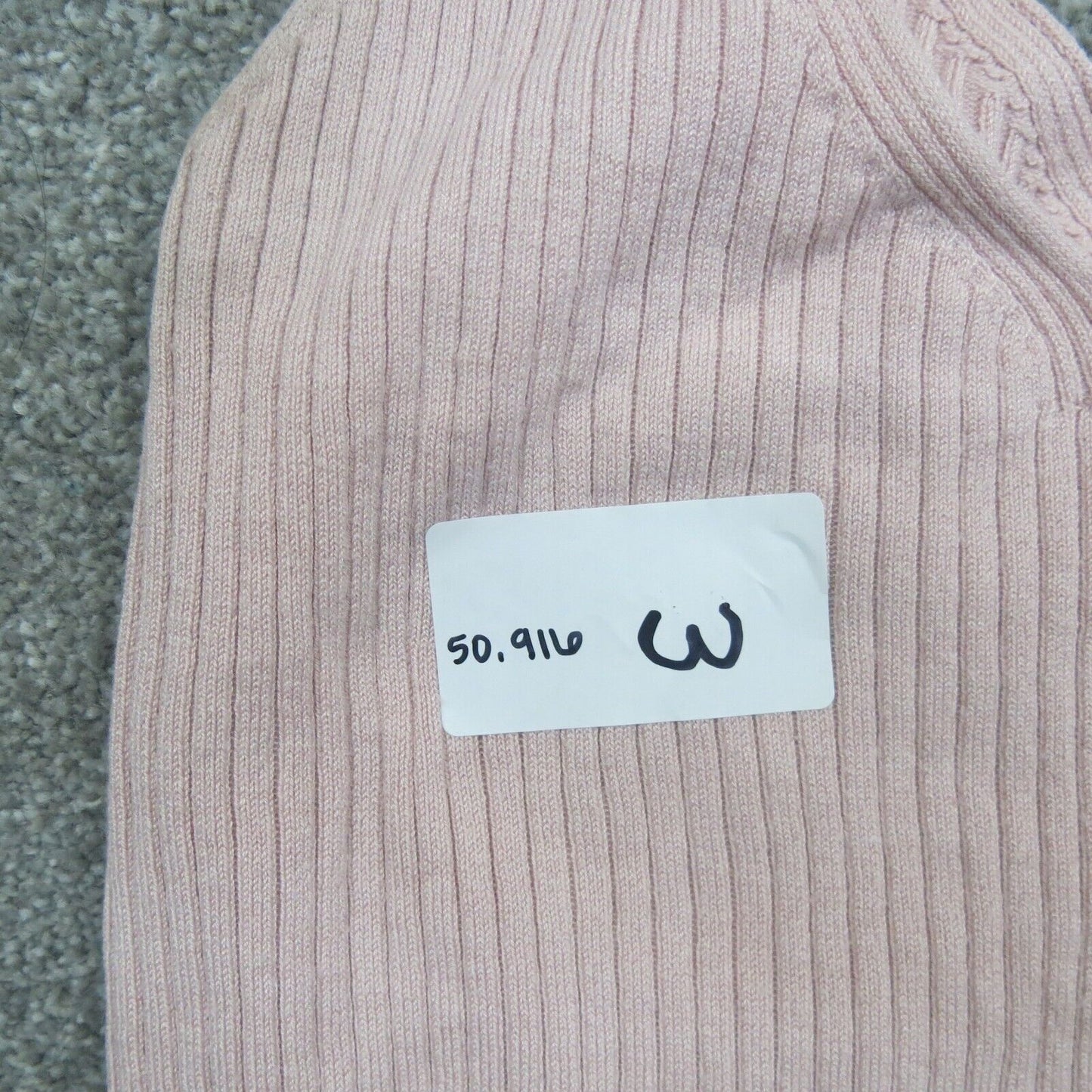 Divided H&M Women Tank Top Spaghetti Strap V Neck Knitted Light Pink Size Medium