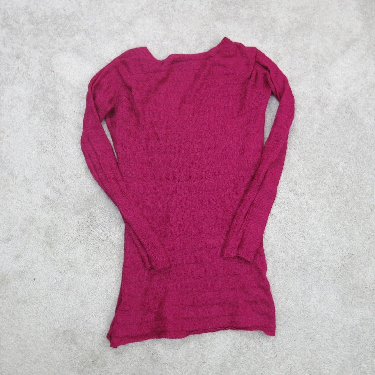 Mossimo Womens Sweater Knitted Pullover Long Sleeves V Neck Red Size X Large