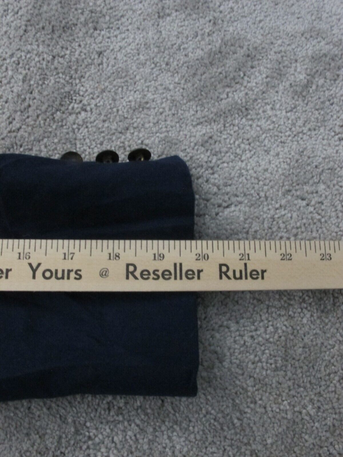 Pendleton Womens Blazer Coat Single Breasted Long Sleeves Navy Blue Size 18