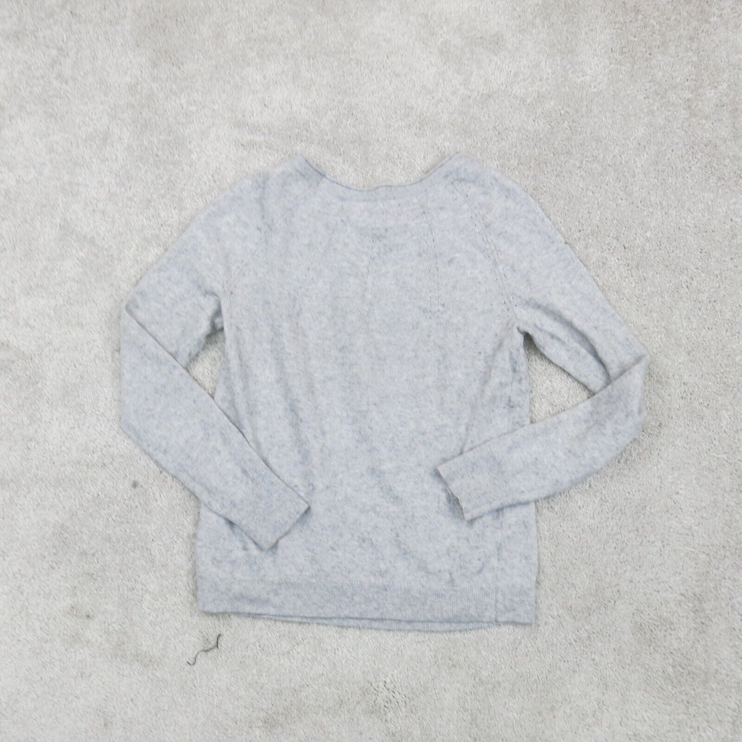 Banana Republic Pullover Sweater Round Neck Long Sleeves Gray Size Medium