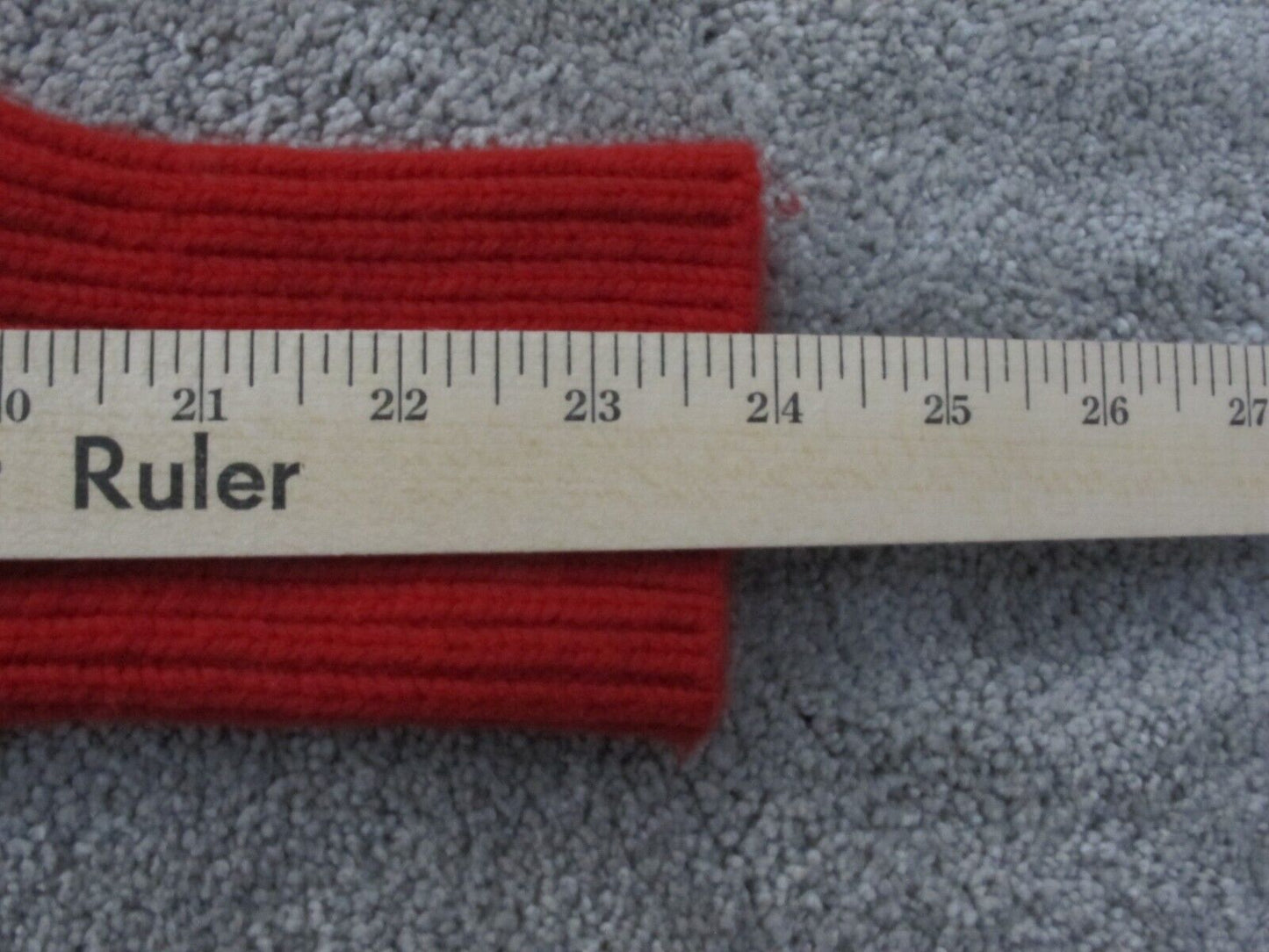 Ann Taylor Women Pullover Sweater Knitted Long Sleeve Crew Neck Red Size X Large